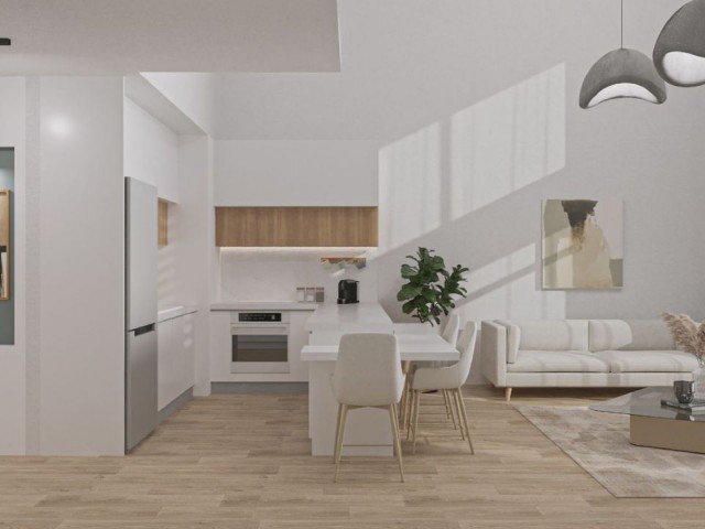 Yeni Boğaziçinde projeden satılık 2+1 roof teras bahçeli Loft apartman daireleri