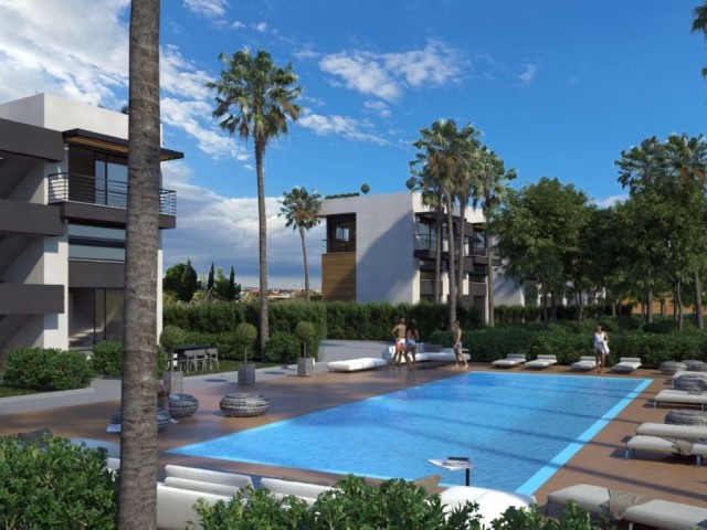 1+1 and 2+1 flats for sale with private pool option in Karşıyaka/Girne