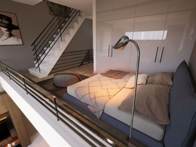 Studio Loft flats for sale in the new project in Iskele/Kocatepede