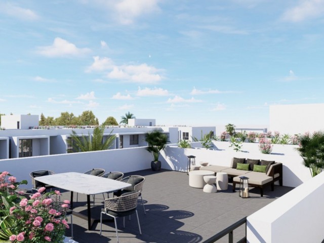 1+1, 2+1 and 3+1 duplex and normal flats for sale in the new project on Iskele Long Beach.