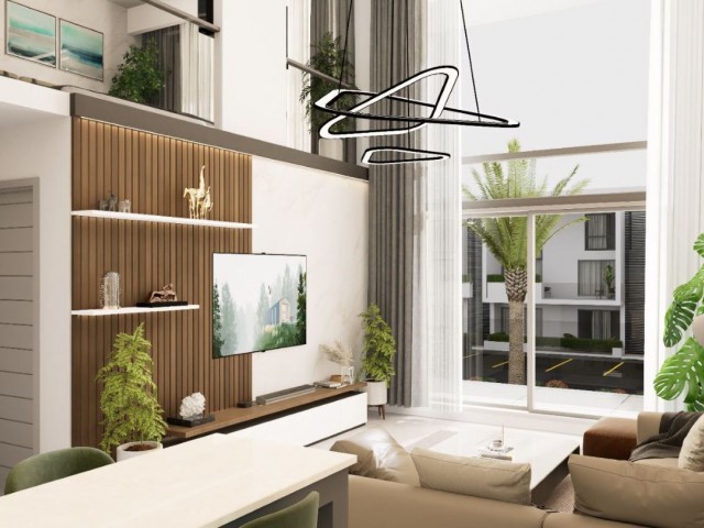 Дуплексы и обычные квартиры 1+1, 2+1 и 3+1 на продажу в новом проекте на Искеле Лонг Бич.