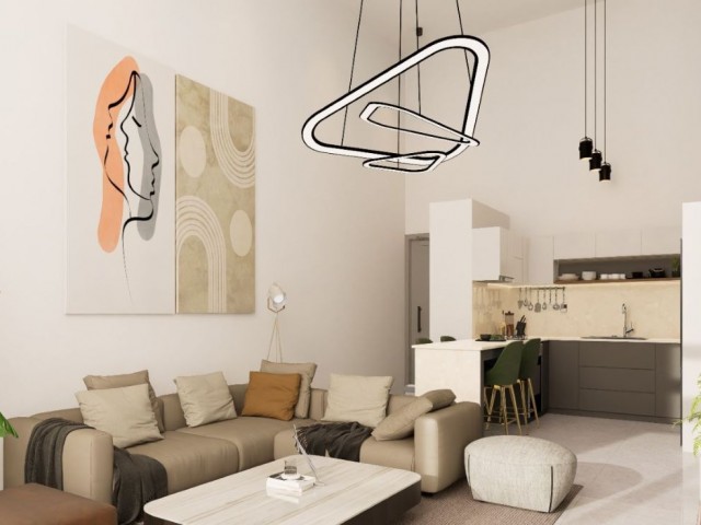 Дуплексы и обычные квартиры 1+1, 2+1 и 3+1 на продажу в новом проекте на Искеле Лонг Бич.