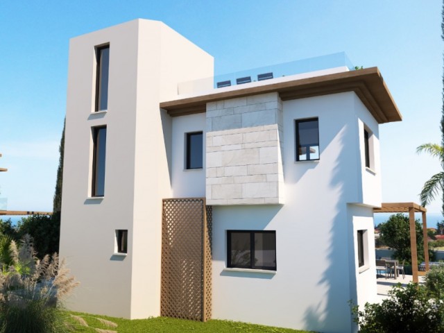 5+1 villa with private pool for sale in Zeytinlik