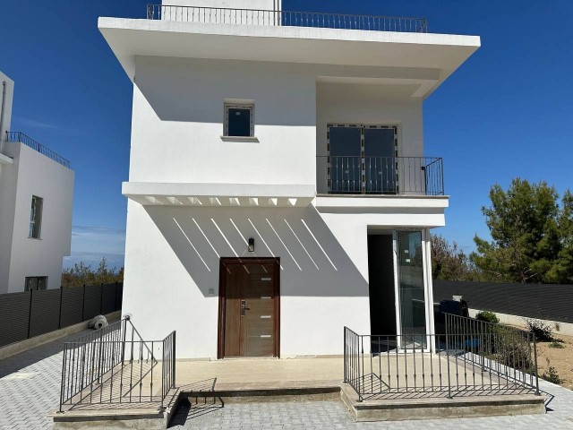 Magnificent 3+1 Villas with Sea View for Sale in Çatalköy