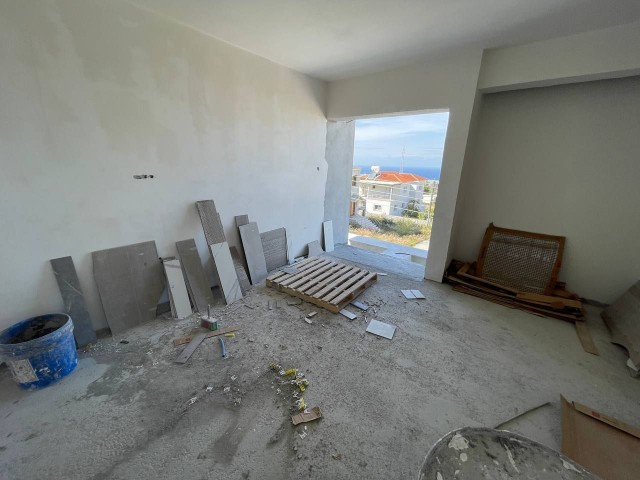 4-Zimmer Twin villen mit Meerblick und privatem Pool in Çatalköy zu verkaufen