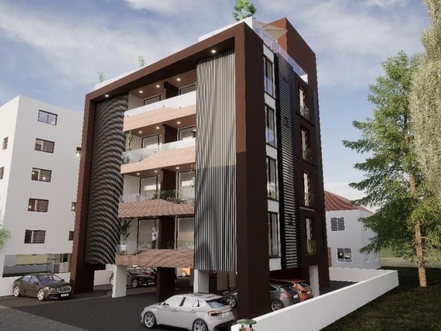 2+1 Flats with Sea View for Sale from the Project in Kyrenia Center