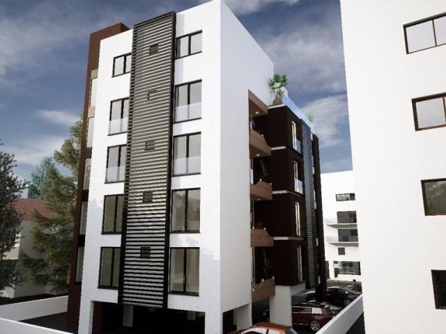 2+1 Flats with Sea View for Sale from the Project in Kyrenia Center