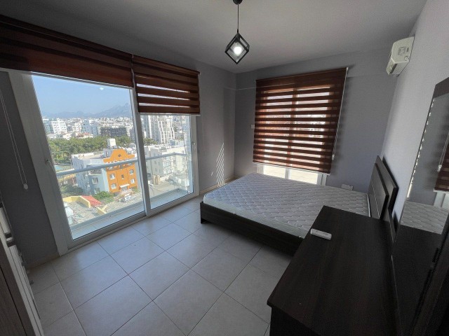 Fully Furnished Penthouse 2+1 with Sea and Mountain Views for Sale in Kyrenia Center