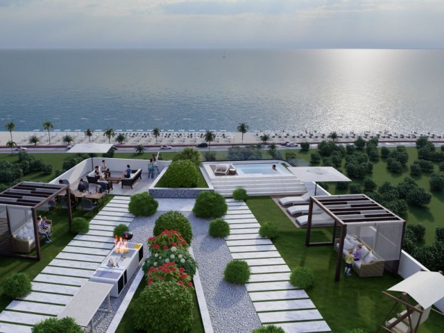 2+1 luxury flats for sale at the seafront in Lefke/Gaziveren region