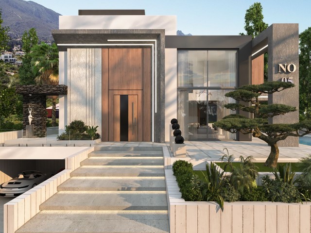 4+1 Villas with Incredible Design for Sale in Karşıyaka, Kyrenia