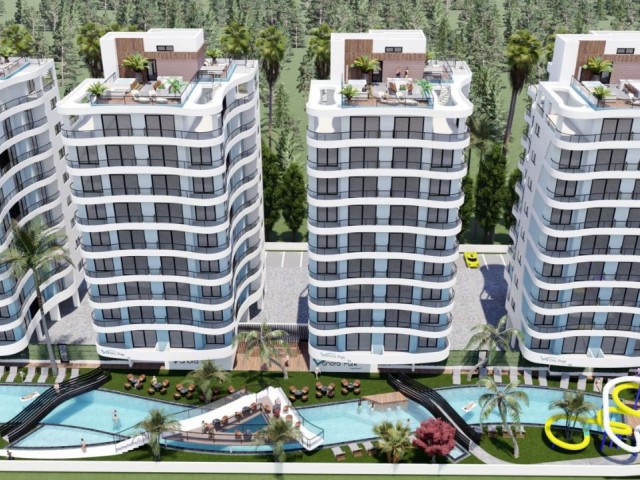 İskele/Long Beach Projeden satılık deniz manzaralı   2+1  muhteşem daireler