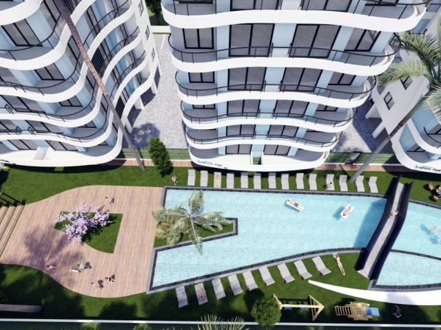 Великолепные квартиры 3+1 на продажу в проекте 3+1 на пляже Искеле Лонг Бич