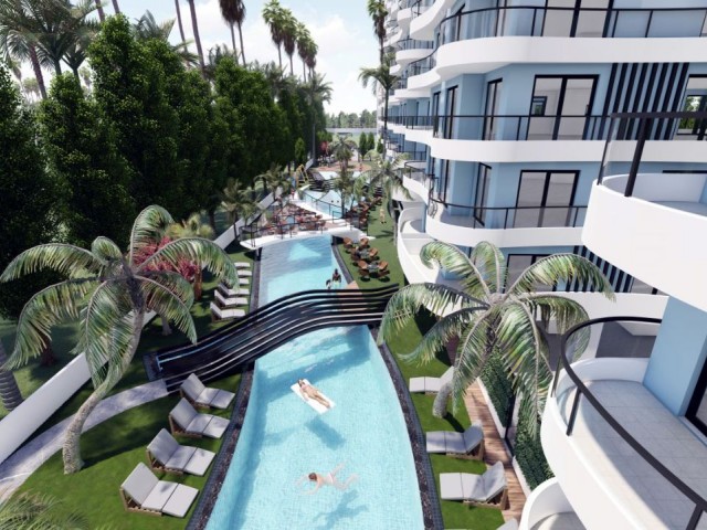 Wunderschöne 3+1-Wohnungen zum Verkauf aus einem 3+1-Projekt am Iskele Long Beach