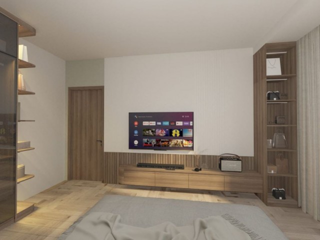 Mağusa City Mall yakınında satılık son iki  1+1 teraslı Loft Penthouse'lar 