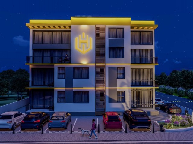 Mağusa City Mall yakınında satılık son iki  1+1 teraslı Loft Penthouse'lar 