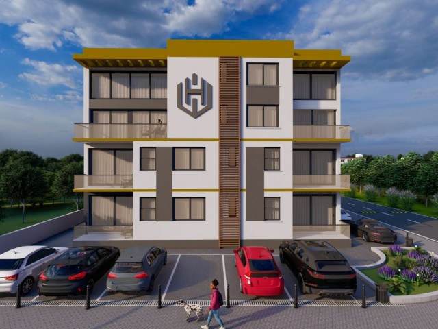 Mağusa City Mall yakınında satılık son iki  1+1 teraslı Loft Penthouse'lar 