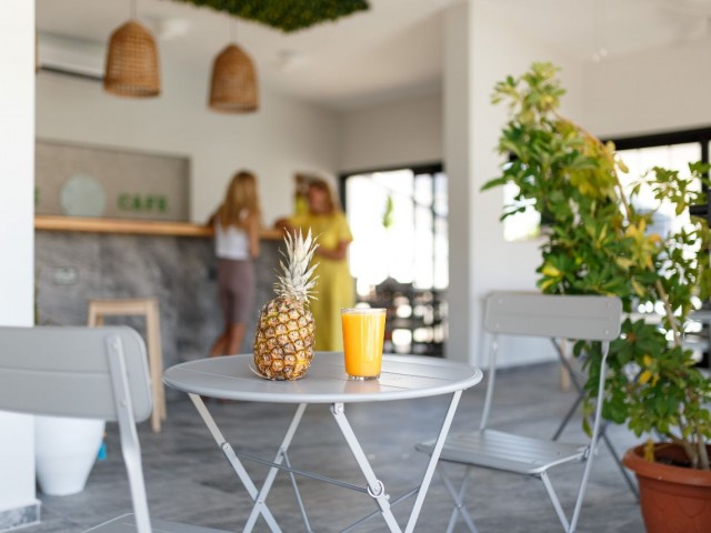 2+1 WOHNUNG MIT TERRASSE ZU VERKAUFEN IN EINEM LUXUSGRUNDSTÜCK MIT POOL