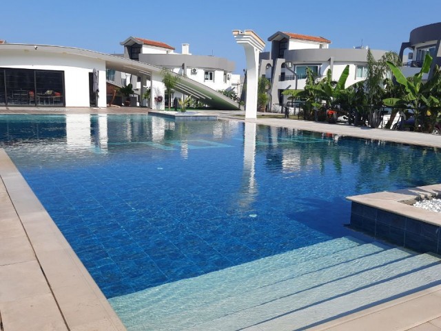 2+1 FLAT WITH TERRACE FOR SALE IN A LUXURY SITE WITH POOL