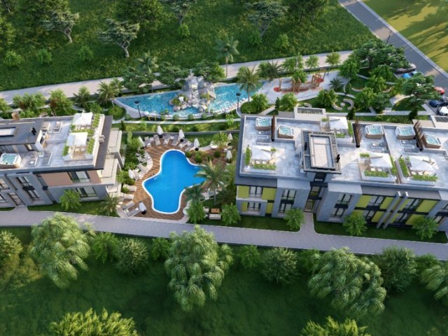 ULTRA-LUXUS-2+1-WOHNUNGEN MIT GARTENPOOL IN ALSANCAK in der Nähe des British College LETZTE 3