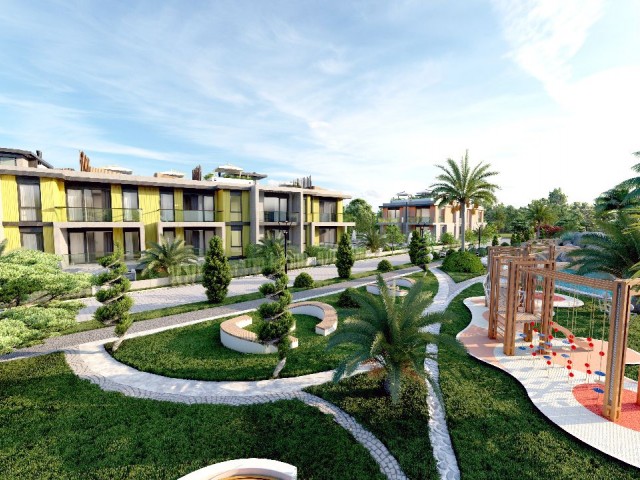 ULTRA-LUXUS-2+1-WOHNUNGEN MIT GARTENPOOL IN ALSANCAK in der Nähe des British College LETZTE 3