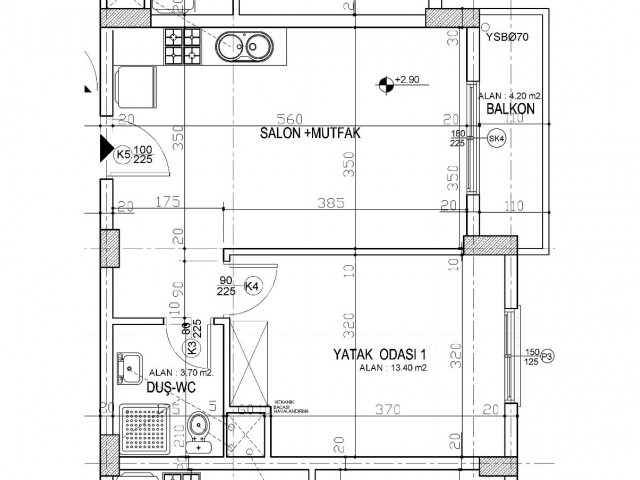 Flat For Sale in Long Beach, Iskele