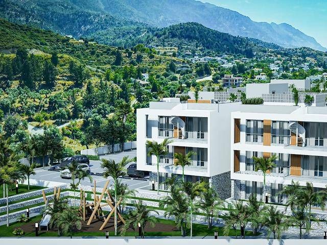 2+1 Apartment In A Super Luxurious Site In Alsancak, Girne For Sale