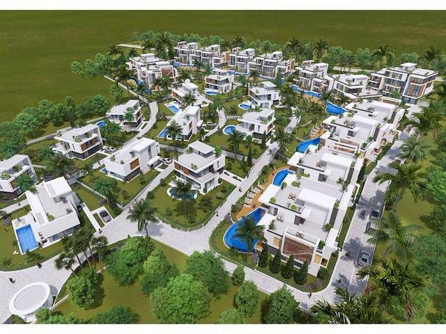 1+1 zum Verkauf in Famagusta Tatlısu Luxus-Site || Preise ab 130.000 Stg