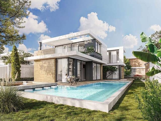 4+1 Villa zum Verkauf in Kyrenia Çatalköy Luxusgrundstück
