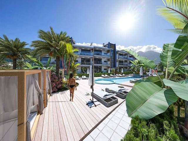 2+1 Flats for Sale in a New Site in Kyrenia Lapta