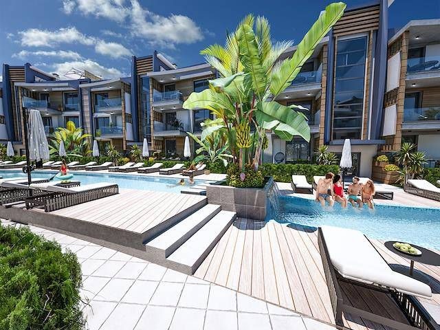 2+1 Flats for Sale in a New Site in Kyrenia Lapta