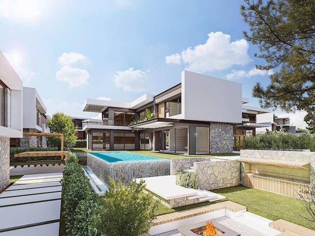Girne Çatalköy Lux Müstakil Satılık 4+1 Villa