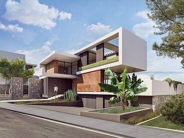 Kyrenia Çatalköy Lux Detached 4+1 Villa for Sale