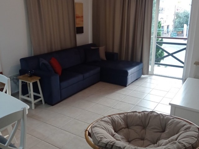 Fully Furnished 1+1 Flat for Sale in Kyrenia Center with Pool