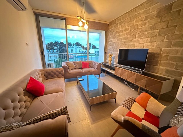 2+1 FOR RENT IN KYRENIA CENTER NEAR LAVASH FULLY LUXURY FURNISHED WITH BALCONY AND VIEW