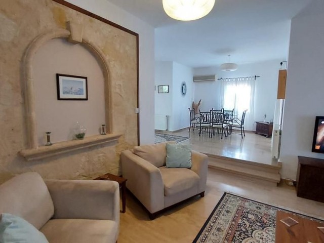 3+1 Villa with Pool and Barbecue for Daily Rental in a Private and Quiet Location in Kyrenia Ozanköy
