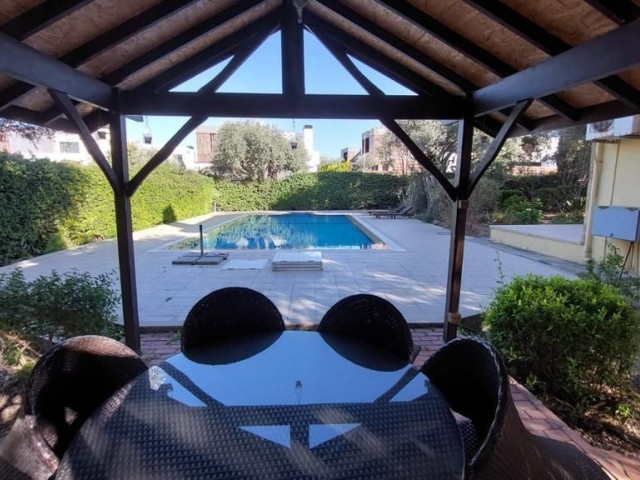 3+1 Villa with Pool and Barbecue for Daily Rental in a Private and Quiet Location in Kyrenia Ozanköy