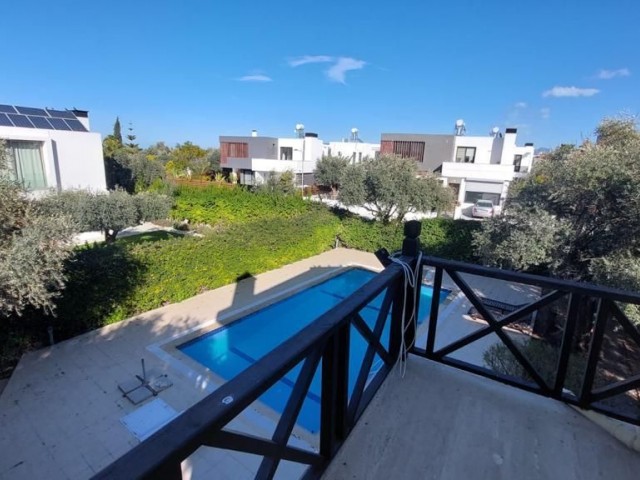 3+1 Villa with Pool and Barbecue for Daily Rental in a Private and Quiet Location in Kyrenia Ozanköy