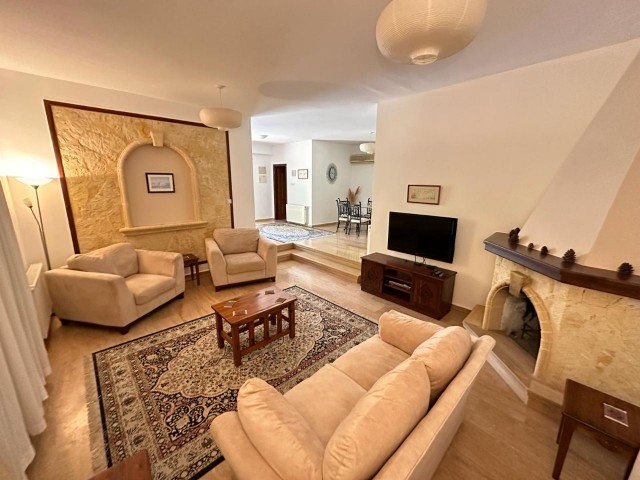 3+1 Villa with Pool and Barbecue for Daily Rental in a Private and Quiet Location in Kyrenia Ozanköy