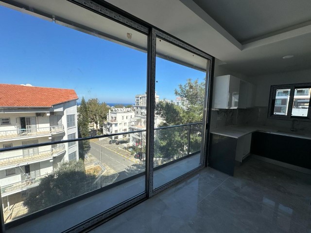 2+1 Flat with New Sea View for Sale in Kyrenia Center