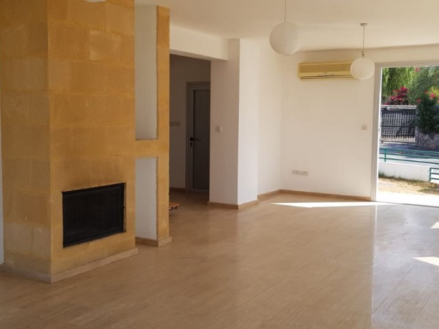 2+1 Unfurnished Villa with Pool for Rent in Kyrenia Doğanköy
