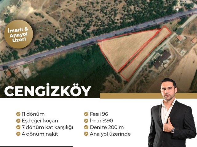 Cengizköy seaside land for urgent sale