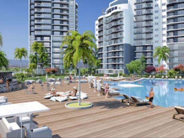 Iskele long beach 1+1 luxury apartment