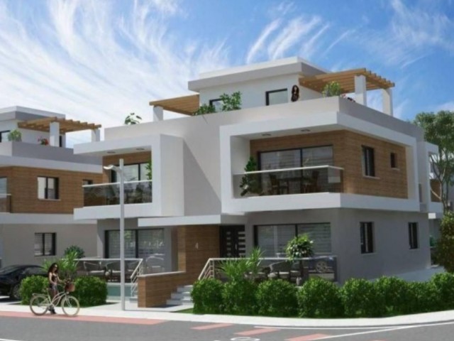 Iskele twin villa triplex 3+1