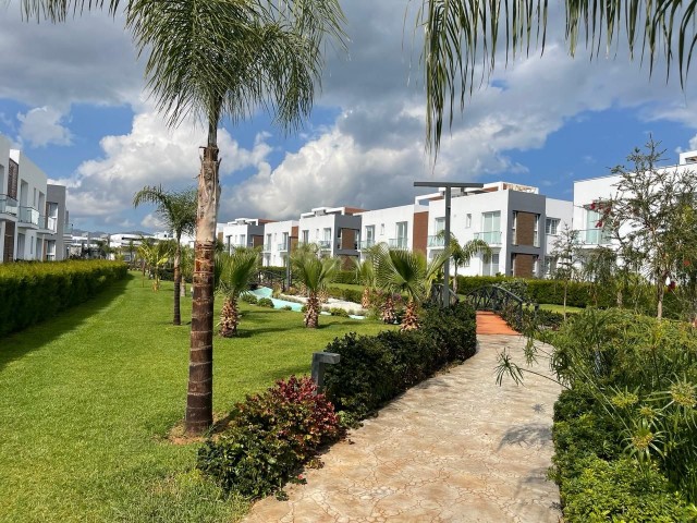 2+1 Lux Apartment for Sale in the Site with Private Beach in the Most Popular Place of Iskele Bogaz