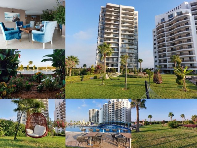 2+1 Apartment with Pool View for Sale in Iskele Long Beach Edelweiss