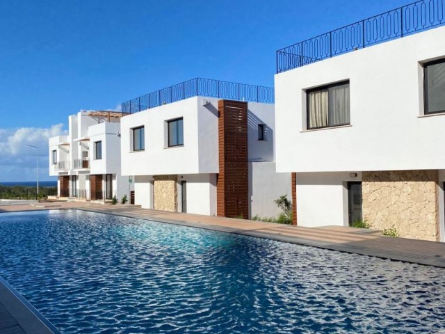 For sale 2+1 townhouse in a new complex located in Dipkarpaz