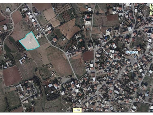 4014 m2 land for sale near the village in Doğancı/LEFKE.