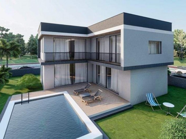 A newly completed villa with a pool in Yeniboğaziçi/MAGOSA is for sale.