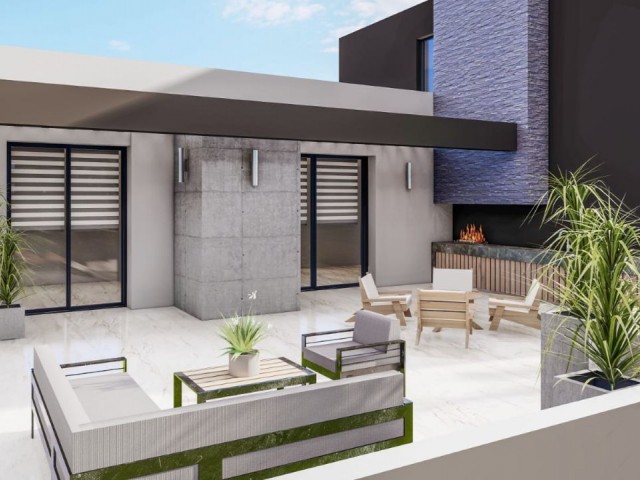 2+1 New Penthouse in Küçük Kaymaklı, Nicosia