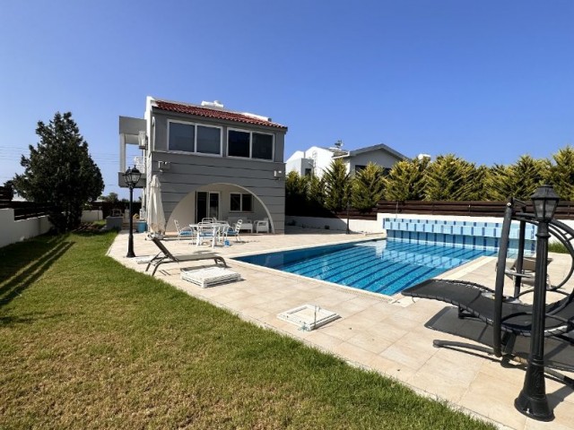 3+1 Super Luxury Villa with Pool for Sale in Kyrenia, Alsancak
